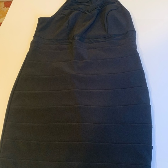 Emerald Sundae Junior Women’s 2X Sleeveless Sexy Black Evening Dress - Picture 7 of 8